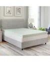 Geopedic 3in Green Tea Infused Memory Foam Mattress Topper