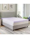 Geopedic 3in Lavender Infused Memory Foam Mattress Topper