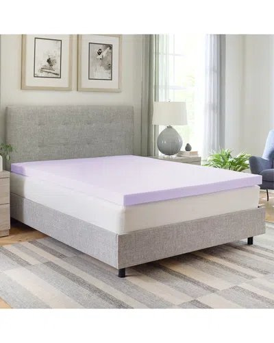 GEOPEDIC GEOPEDIC 3IN LAVENDER INFUSED MEMORY FOAM MATTRESS TOPPER