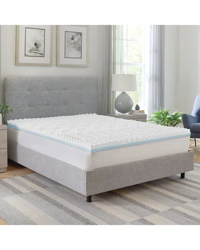 GEOPEDIC GEOPEDIC 3IN REVERSIBLE DUAL SIDED MEMORY FOAM MATTRESS TOPPER