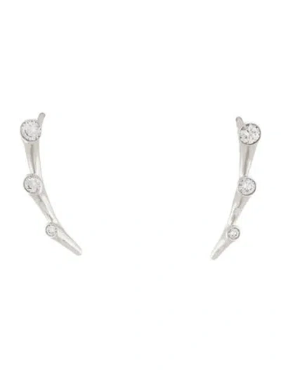 Pre-owned Georg Jensen 18k Diamond Magic Drop Earrings In Multi