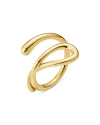 Georg Jensen 18k Yellow Gold Mercy Swirl Ring In Yellow
