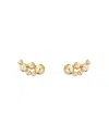 Georg Jensen 18k Yellow Gold Moonlight Grapes Diamond Ear Climbers In Yellow