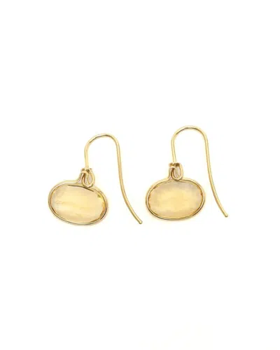 Georg Jensen 18kt Yellow Gold Citrine Earrings