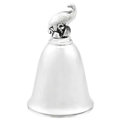 Pre-owned Georg Jensen 1920s Antique Arts & Crafts Danish Sterling Silver Table Bell