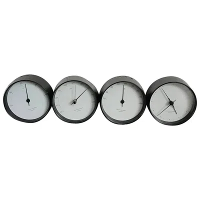 Pre-owned Georg Jensen 1970, Henning Koppel, Original Early Clock And Weather Station For  In Gray