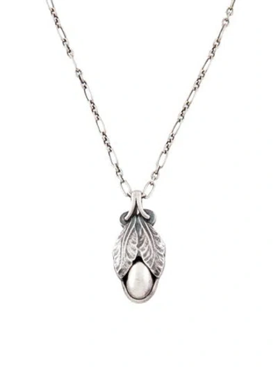 Pre-owned Georg Jensen 2008 Heritage Pendant Necklace, 18" In Multi
