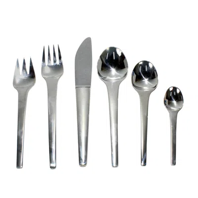 Pre-owned Georg Jensen 75 Pc.  Caravel Sterling Silver Flatware Dinner Service For 12