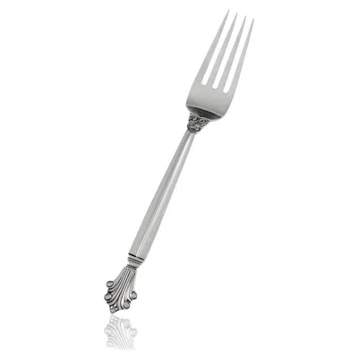 Pre-owned Georg Jensen Acanthus Sterling Silver Dinner Fork 002, 1917