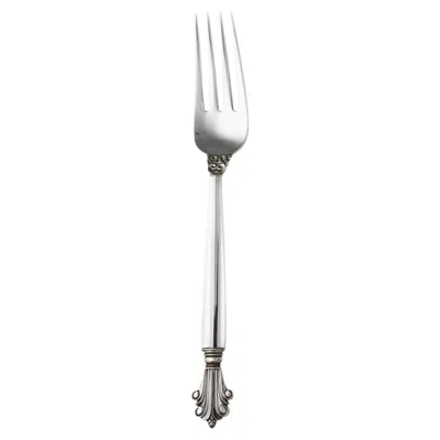 Pre-owned Georg Jensen Acanthus Sterling Silver Dinner Fork 012, 1917