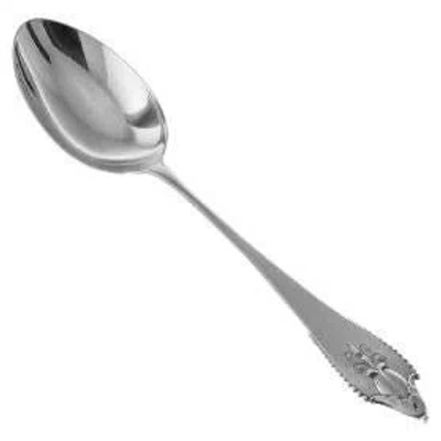 Pre-owned Georg Jensen Akkeleje Sterling Silver Large Dinner Spoon 001