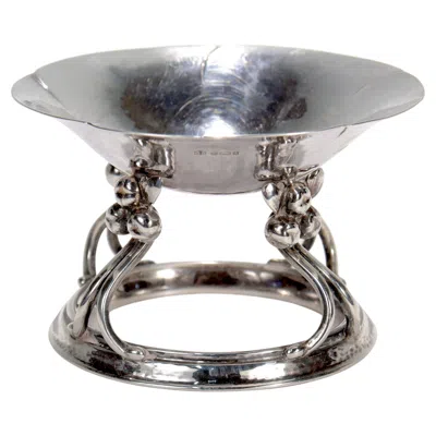 Pre-owned Georg Jensen Antique Art Deco  Sterling Silver Footed Dish Or Bowl Model No 15 In Multi