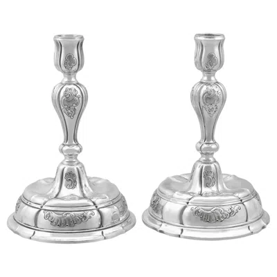 Pre-owned Georg Jensen Antique Danish Silver Candle Holder By