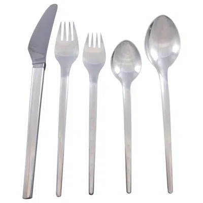 Pre-owned Georg Jensen Argo Fregat By  Sterling Silver Flatware Set Service 60 Pcs Dinner