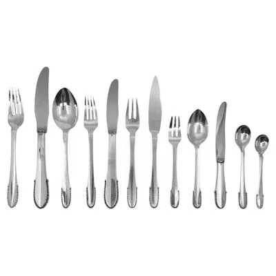 Pre-owned Georg Jensen Beaded Sterling Silverware, 1916