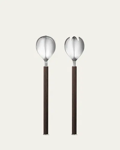 GEORG JENSEN BERNADOTTE 2-PIECE SALAD SERVING SET