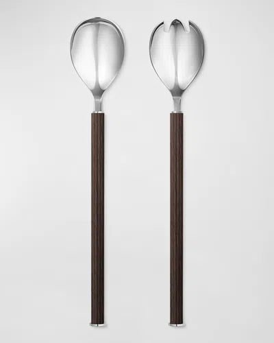 GEORG JENSEN BERNADOTTE 2-PIECE SALAD SERVING SET
