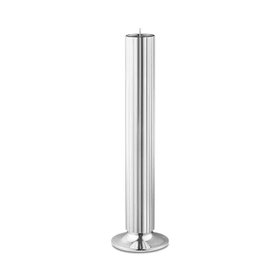 Georg Jensen Bernadotte Floor Candleholder, Large In Silver-tone