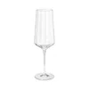 Georg Jensen Bernadotte Champagne Flute Glasses, Set Of 6 In Transparent