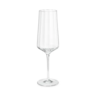 GEORG JENSEN BERNADOTTE CHAMPAGNE FLUTE GLASSES, SET OF 6
