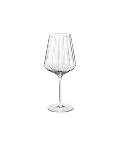 Georg Jensen Bernadotte Crystal White Wine Glasses 6 Piece Set In Clear