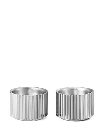 Georg Jensen Bernadotte Egg Cup (set Of Two) In Silver
