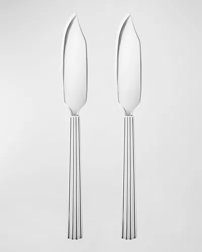 Georg Jensen Bernadotte Fish Knife - Set Of 2 In Silver