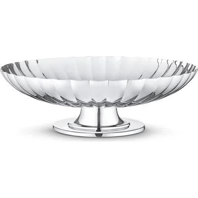 Georg Jensen Bernadotte Footed Dish In Transparent