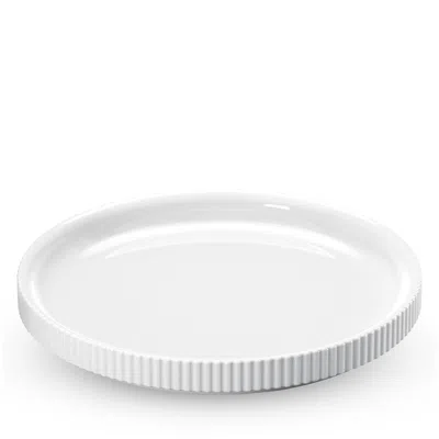 Georg Jensen Bernadotte Porcelain Plate In White