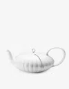 Georg Jensen Bernadotte Porcelain Tea Pot And Infuser 11.7cm