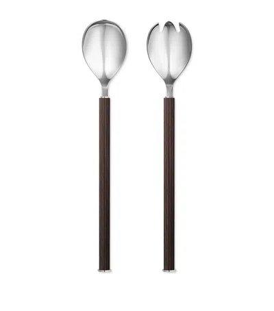 GEORG JENSEN BERNADOTTE SALAD SERVER SET