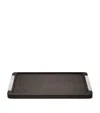 Georg Jensen Bernadotte Serving Tray In Brown