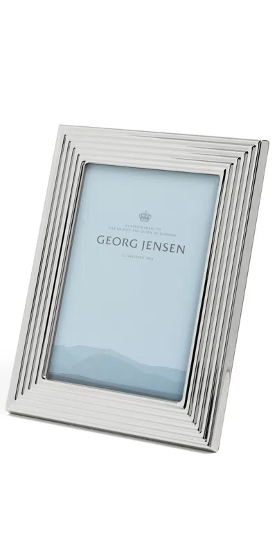 Georg Jensen Bernadotte Stainless Steel Mirror Picture Frame Silver