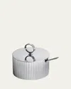 Georg Jensen Bernadotte Sugar Bowl With Spoon