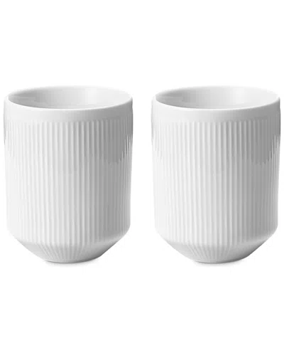 Georg Jensen Bernadotte Thermal Mugs, Set Of 2