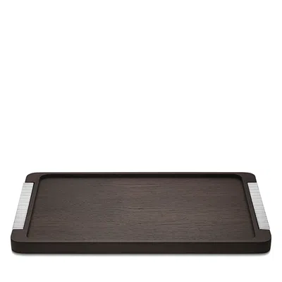 Georg Jensen Bernadotte Tray In Brown
