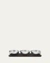 Georg Jensen Bernadotte Triple Bowl Set