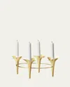 Georg Jensen Bloom 18k Gold-plated Taper Candleholder