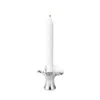 Georg Jensen Bloom Taper Candle Holder In Silver