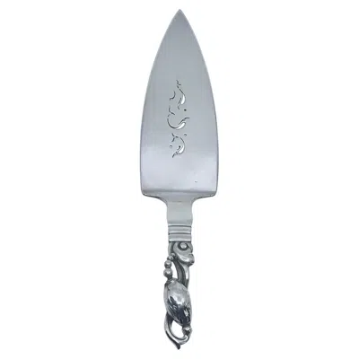Pre-owned Georg Jensen Blossom Sterling Silver Fish Slice 533