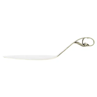 Pre-owned Georg Jensen “blossom” Sterling Silver Server By