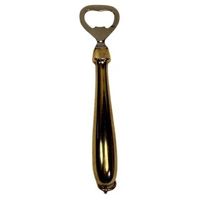 Pre-owned Georg Jensen Brass And Stainless Steel Bottle Opener By Henning Koppel For George Jensen In Brown