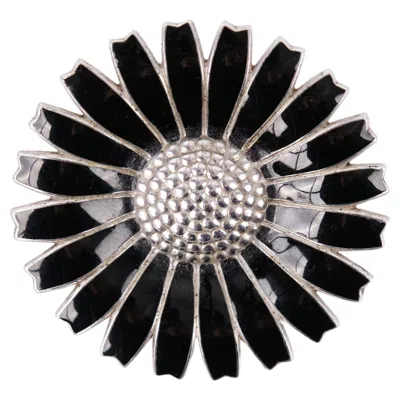Pre-owned Georg Jensen Brooch In Sterling Silver 925s By  From 1980s In Multi