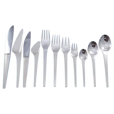 Pre-owned Georg Jensen Caravel By  Sterling Silver Flatware Service Set 139 Pieces Dinner