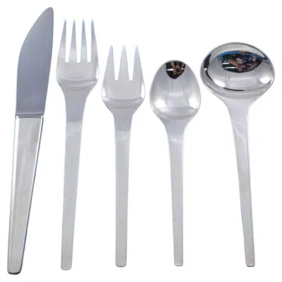 Pre-owned Georg Jensen Caravel By  Sterling Silver Flatware Service Set 40 Pieces Dinner