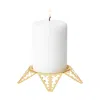 Georg Jensen Christmas Pillar Candleholder18 Kt Gold Plated In Gold
