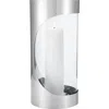 Georg Jensen Chrome Contours Hurricane Candle Holder In No Color