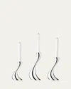 Georg Jensen Cobra Candleholder Small Three-piece Set