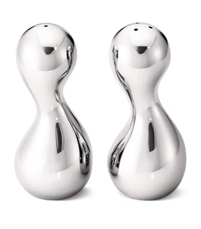 Georg Jensen Cobra Salt And Pepper Shakers In Silver
