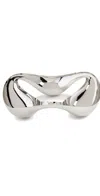 Georg Jensen Cobra Triple Snack Bowl In Silver